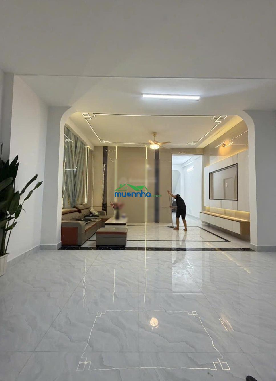 Nhà ngang 6x17m - đường an phú đông 9, phường an phú đông giá: 6,45 tỷ bớt lộc diện tích : - 2