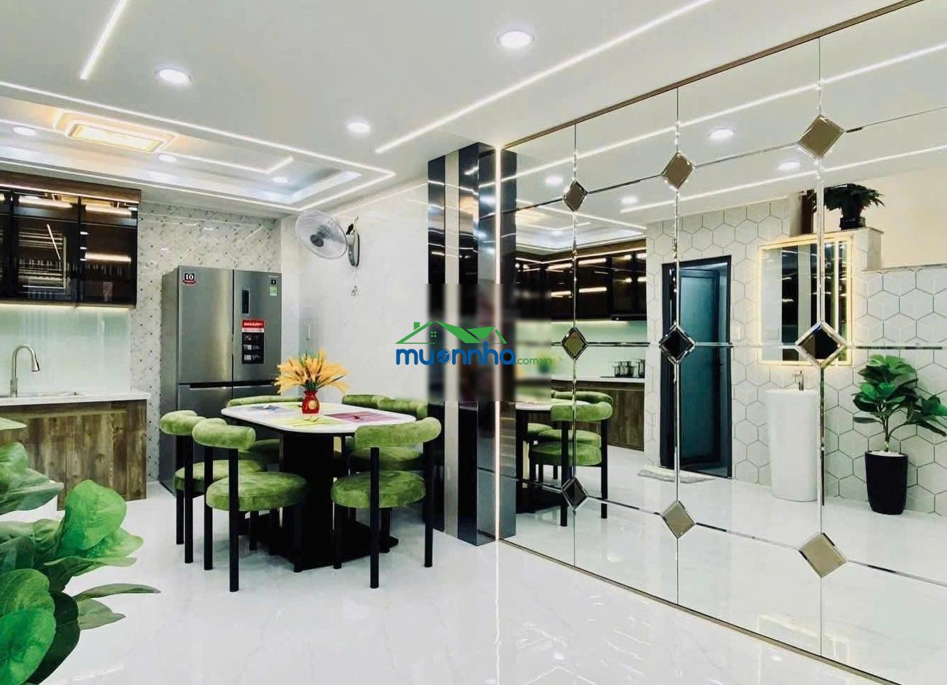 Căn 38m2 trần bá giao, gò vấp gần đại học văn lang. giá 2 tỷ 190, xây trệt 3 lầu, sổ riêng, hẻm 4m