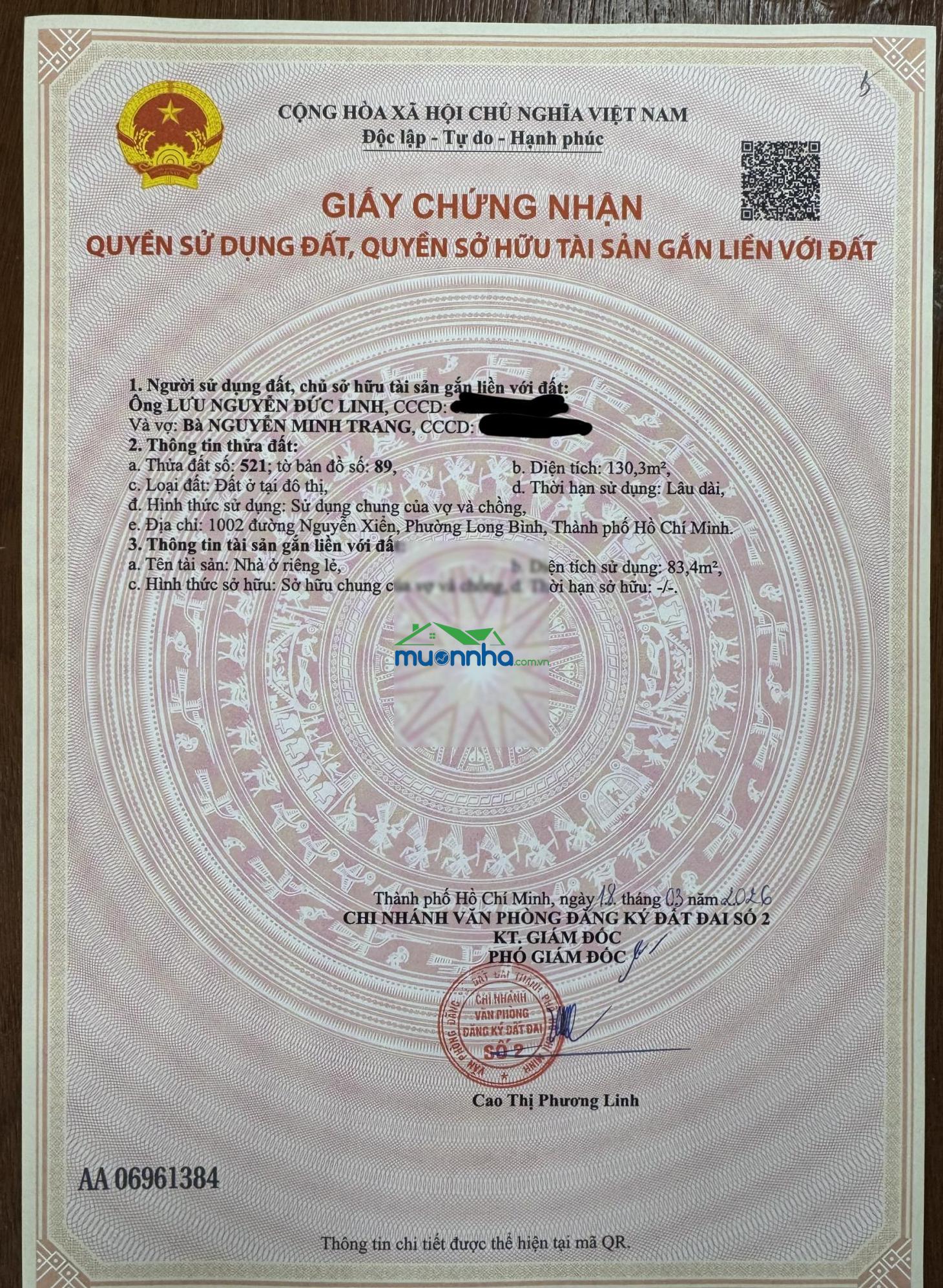 12,5 tỷ bán nhà mặt tiền nở hậu 1002 nguyễn xiển vị trí cửa ngõ vành đai 3 vào vinhomes grandpark - 3