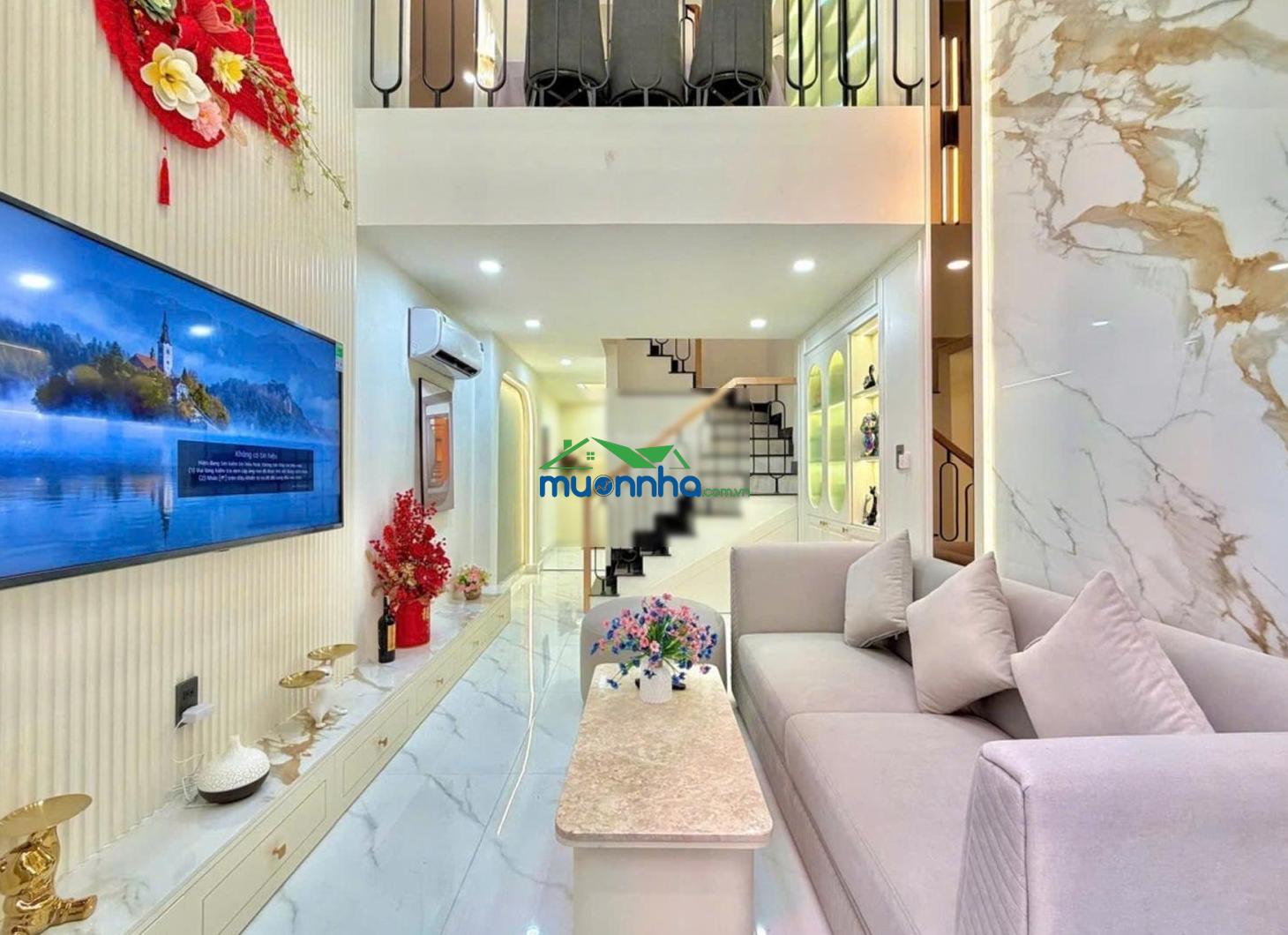 Nhà đẹp phú nhuận - hxh khu phan xích long - 120m² - sát mt - 4 tầng btct - full nội thất cao cấp - 4