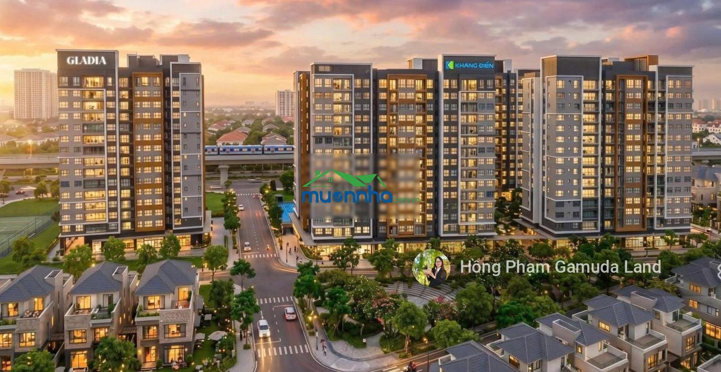 Với 450 triệu sở hữu căn 1pn 53m2 tại trung tâm quận 2 - gladia heights của cdt keppep+khang điền