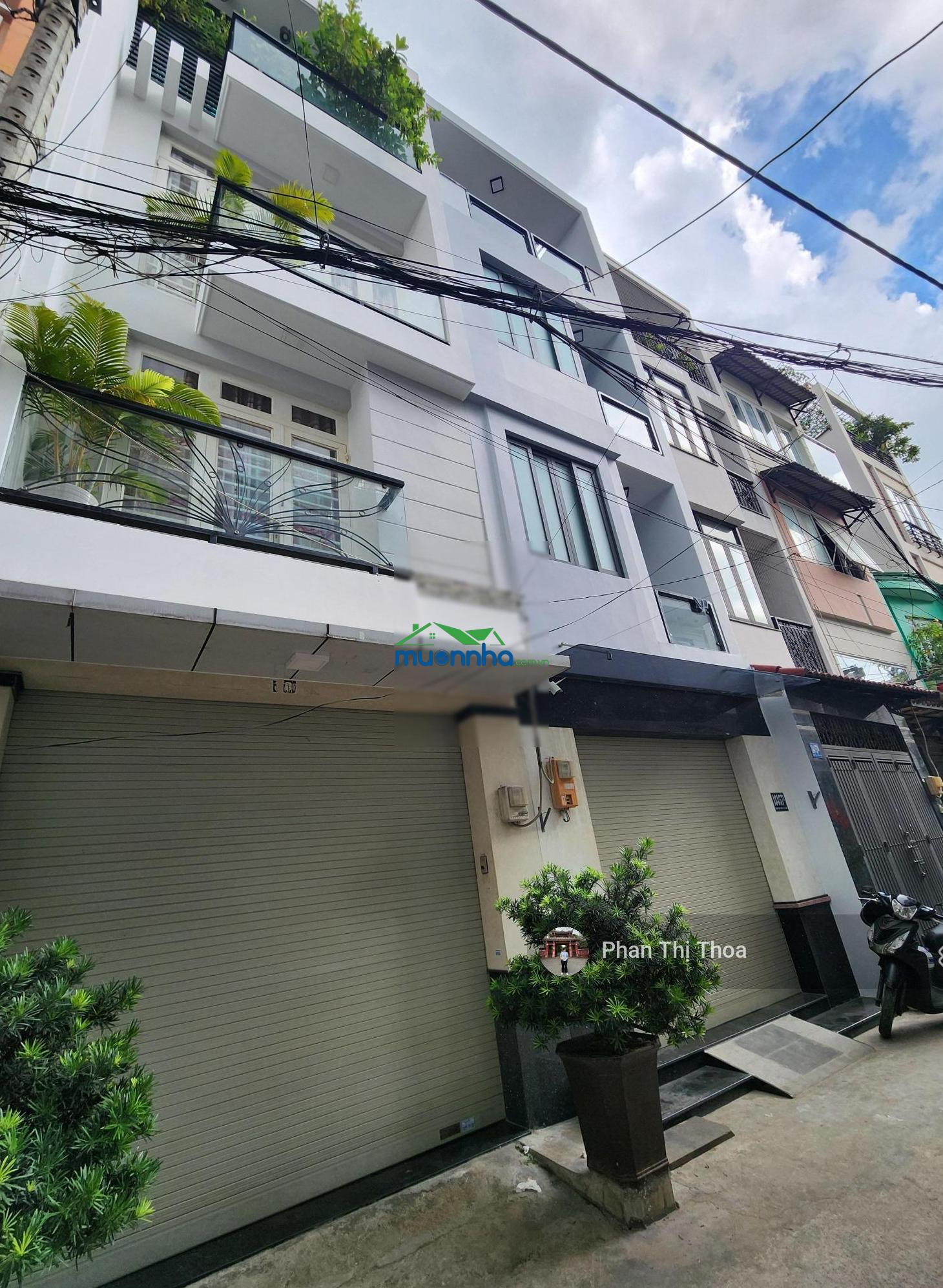 Nhà cạnh chợ cây quéo, hẻm oto thông nguyễn văn đậu - 57m², 4 tầng, 4pn master - chỉ hơn 10,7 tỷ - 3
