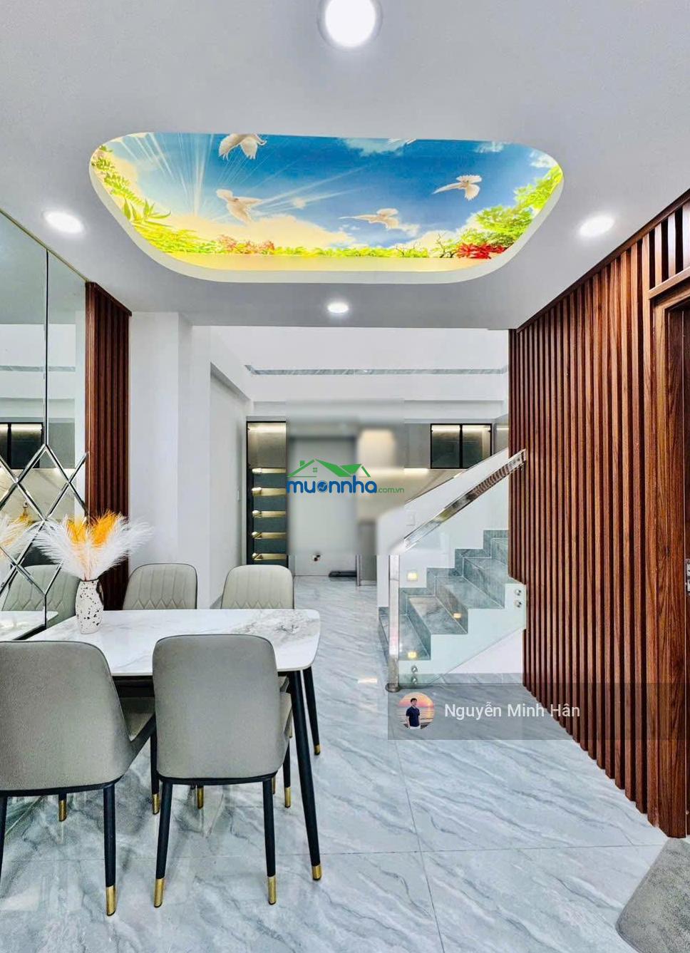 Nhà mới cạnh bờ sông vàm thuật, hxh 26 trần bá giao p5 4x11m cn 41m² 5l 6pn giảm giá còn 7,65 tỷ tl - 2