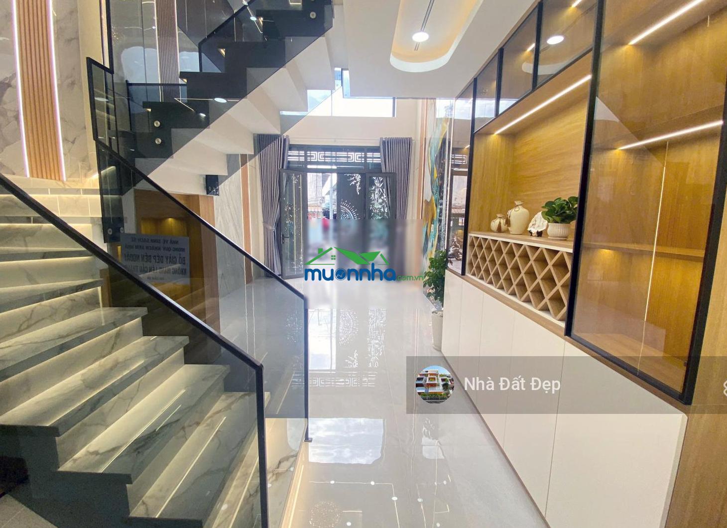 Nhà xây mới 5 tấm full nội thất, 4x13m hẻm đẹp 7m đường mã lò gần trường học, ubnd phường - 3