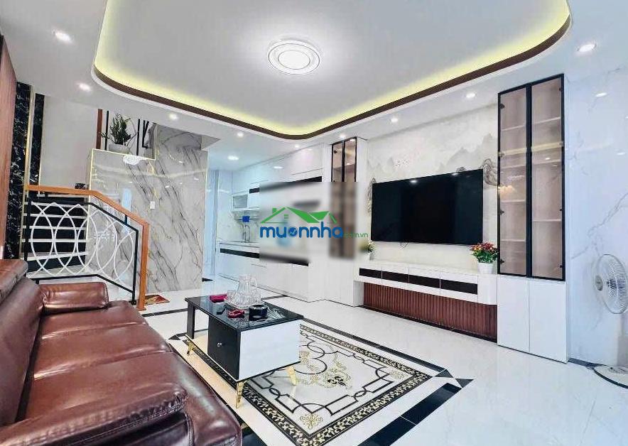Bán nhà xây mới 5 tầng cạnh thích quảng đức - (4.1x8.5) sổ a4 - full nội thất - 3