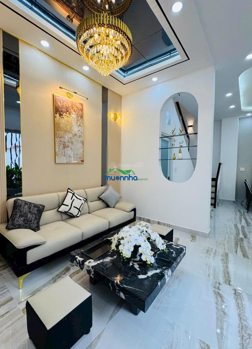 Mặt tiền thụt âu dương lân quận 8 - 48m2 cn đủ ko lg - 4 tầng 4pn 5wc - sân thượng lớn - q1 q5 - 2