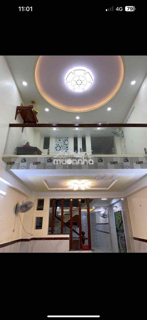 Cho thuê nhà 1 sẹc đúc lững 3 lầu - 3
