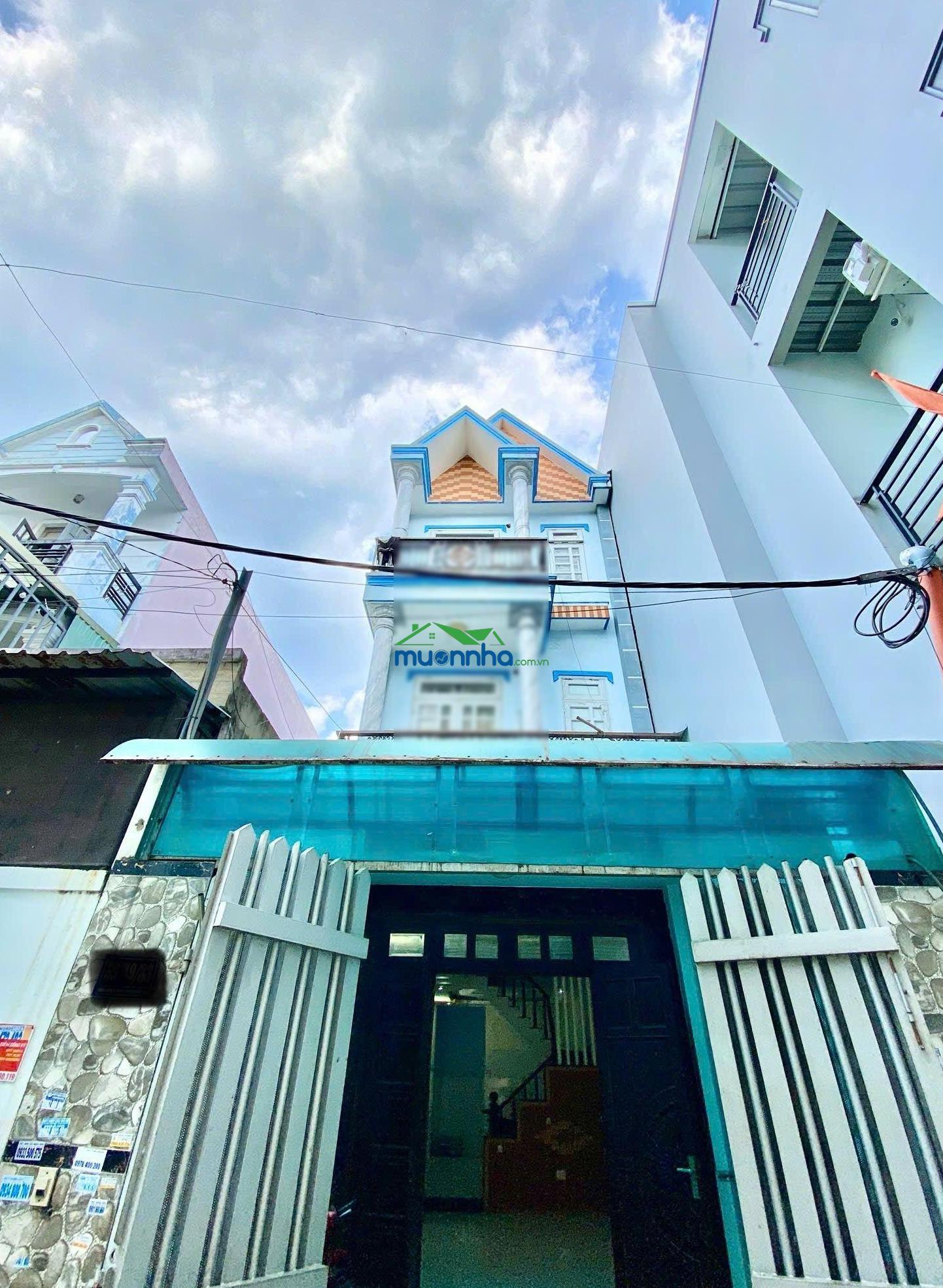 Nhà 3 tầng đúc chắc chắn, lâm thị hố, q12 - dt 70m² (4x17) ko lộ giới - ô tô ngủ trong sân - Ảnh 3