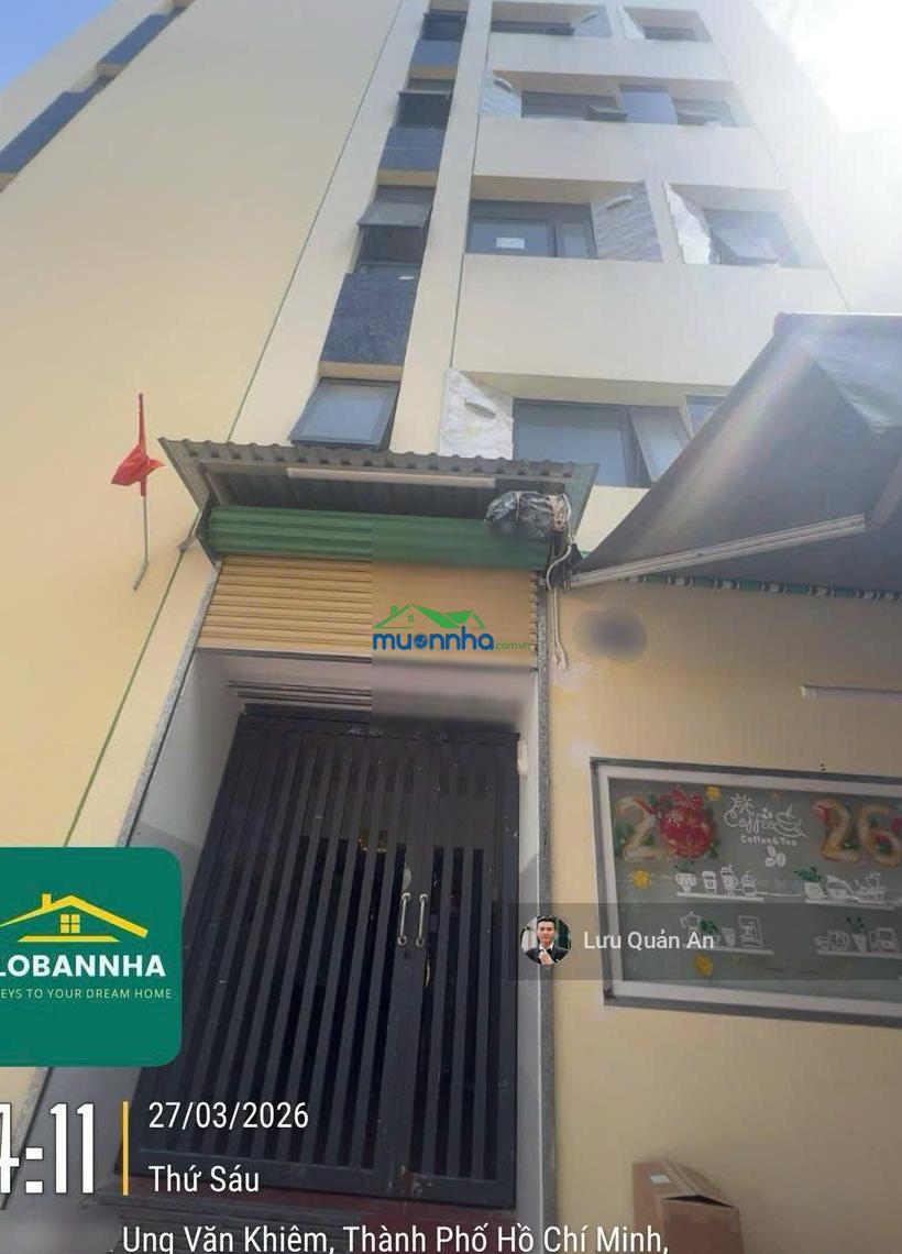 Bán nhà ung văn khiêm bình thạnh 4,5x28m, thu 50 triệu/tháng, giá 14,4 tỷ - 2