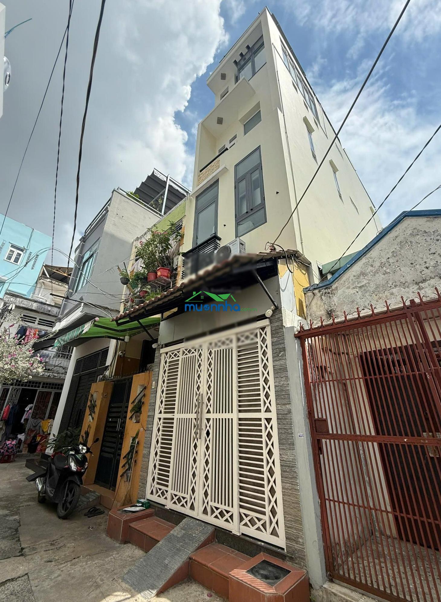 Bán chdv hxh cx phan đăng lưu (3,2x14m) - 3 lầu - 5pn. đầy đủ trang thiết bị, pccc. khoán 21tr/th.