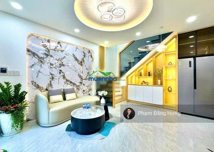 Hiếm nhà bình thạnh hẻm oto phan văn trị, chợ gv, siêu thị emart, 44m², 2 tầng, pn ở trệt, 6,58 tỷ - 2