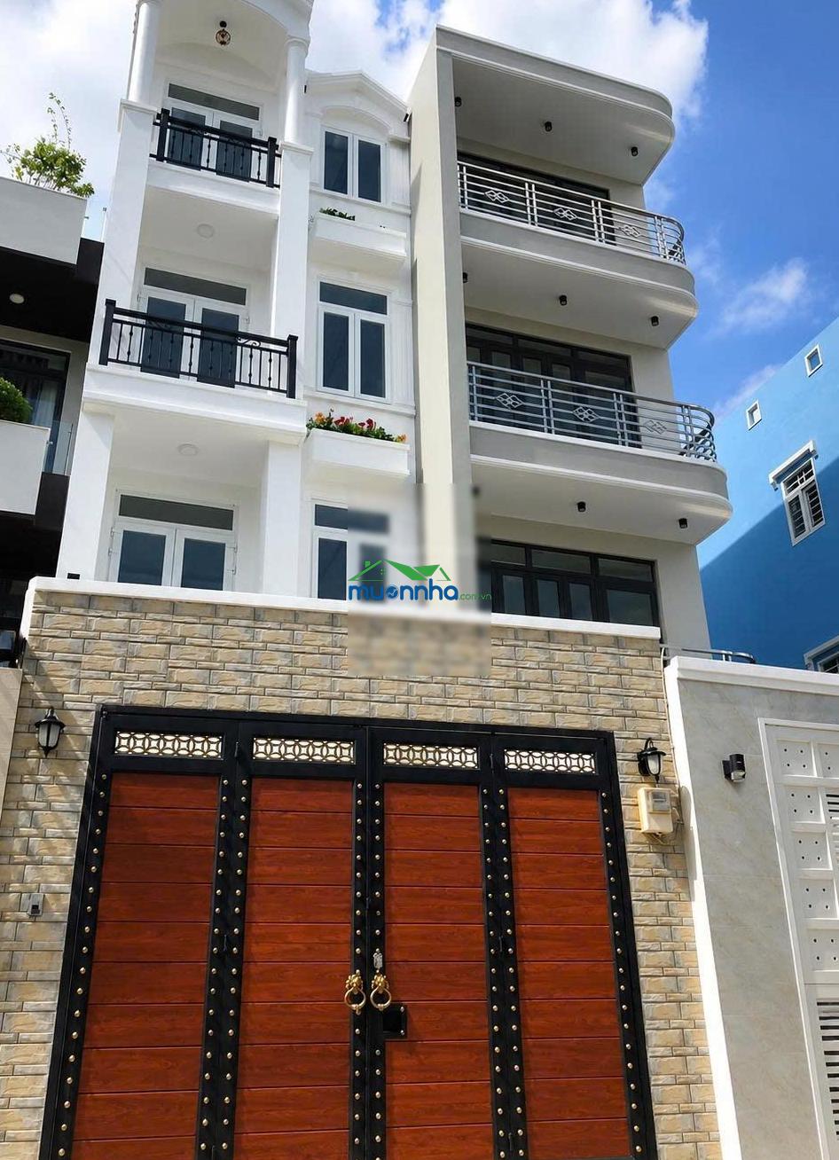 Ngay emart phan huy ích, 4 tầng dt 4,2x15m cn 60m2. hđt 20tr/th. giá 7 tỷ tl
