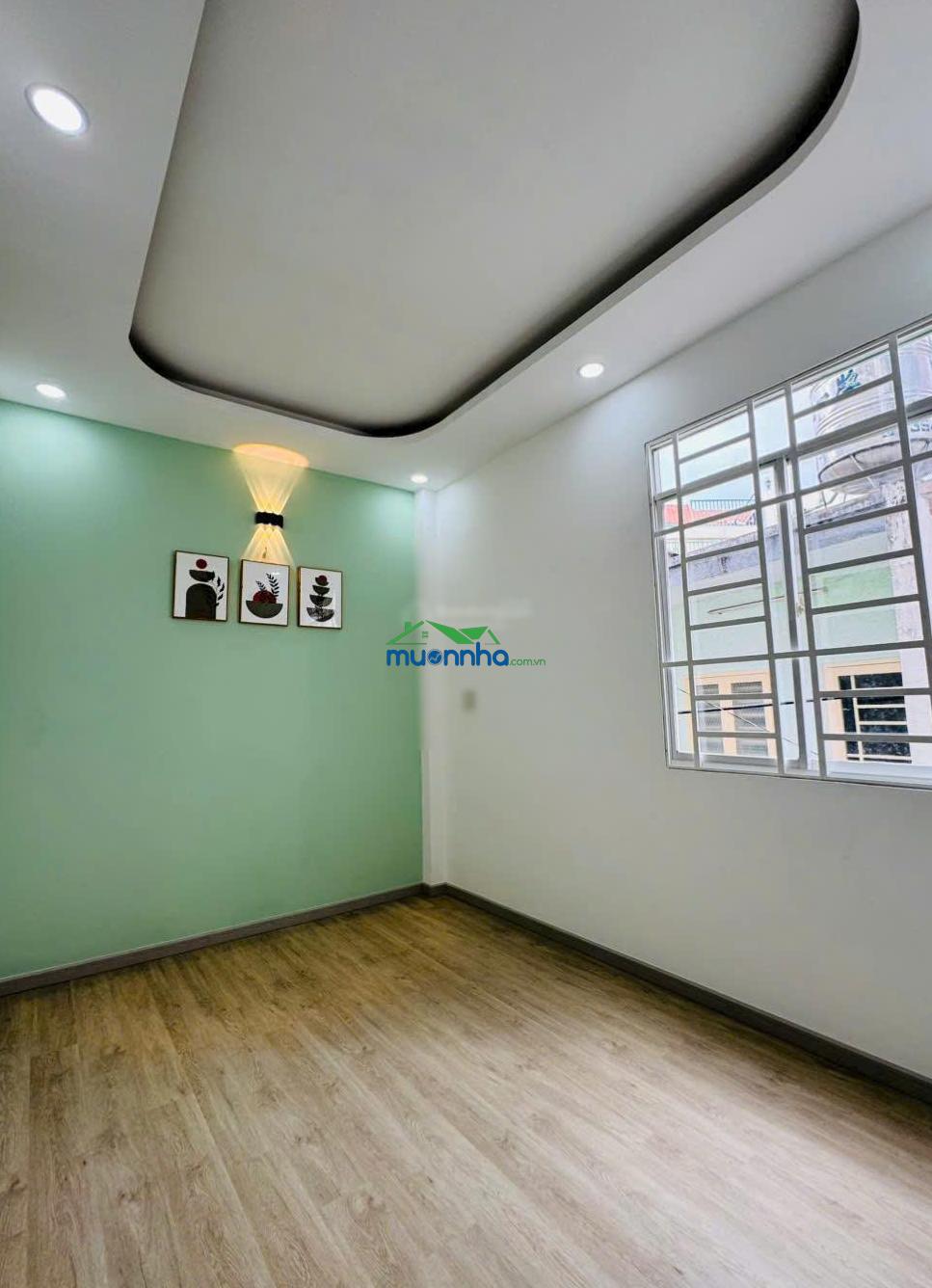 Mặt tiền thụt âu dương lân quận 8, sát q1, dt 48m2 4 tầng mới keng - 3