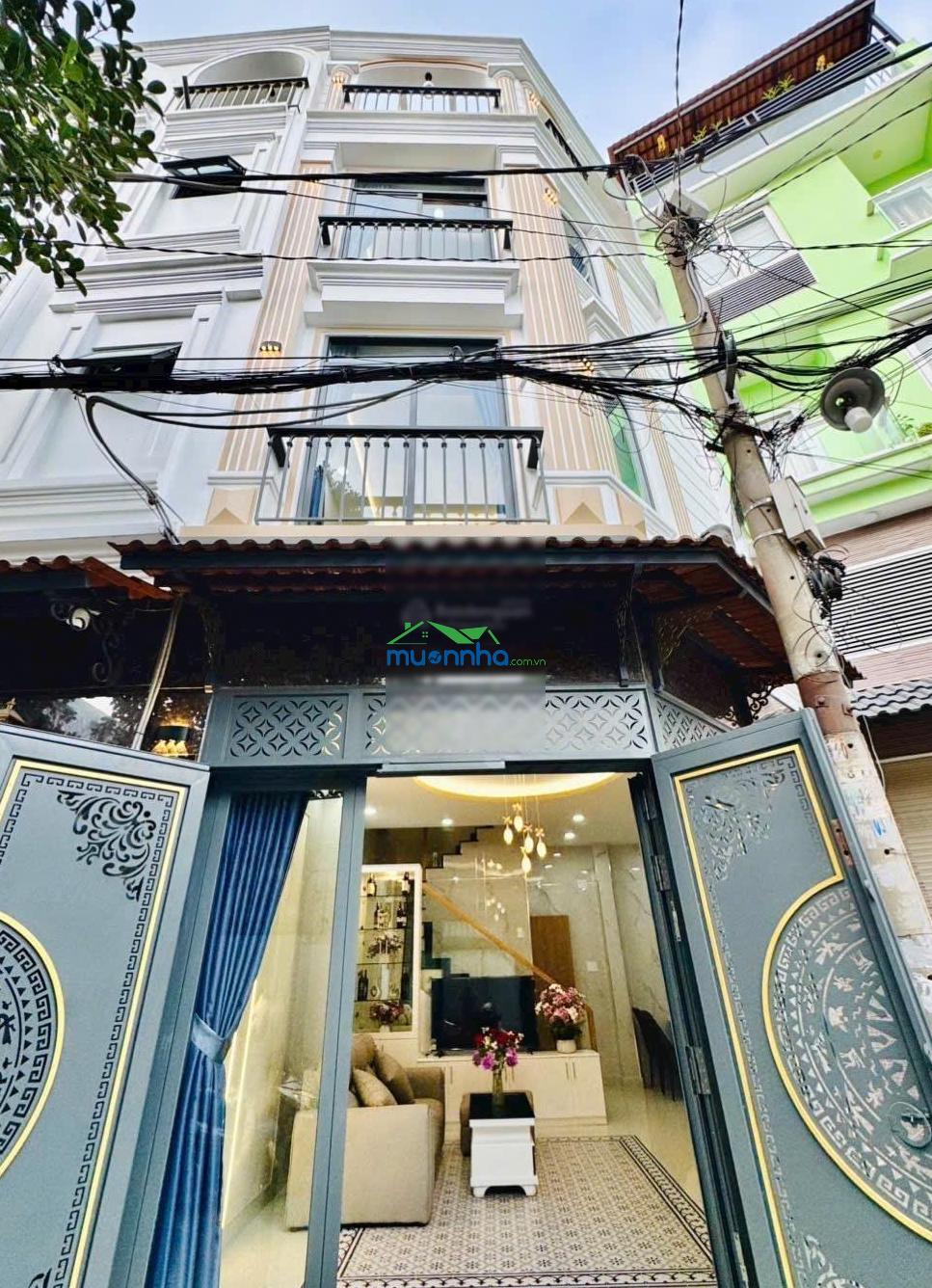 Bán nhà hẻm xe hơi vào nhà - 4 tầng - trung tâm bình thạnh - nở hậu 7m - 2
