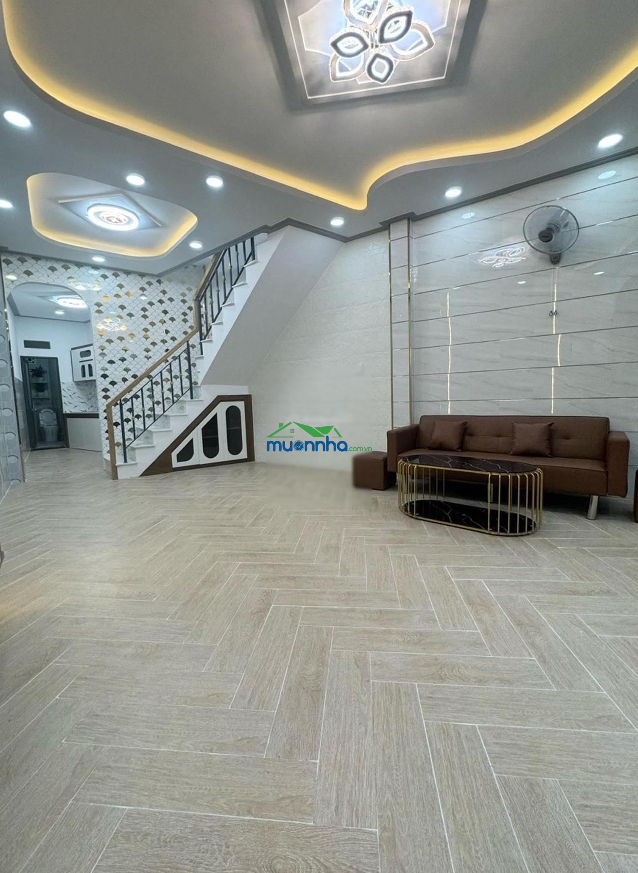 Chợ phú lâm. bà hom. hồng bàng. nhà mới 2 tầng. 45m2. giá 4t8. 5m thông. vòng xoay phú lâm. quận 6. - 4