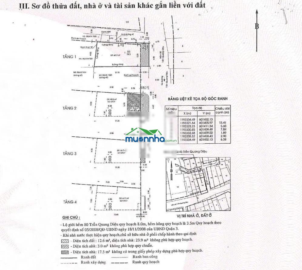 Góc 2 mặt tiền nở hậu 6m 4 tầng khu hiếm nhà bán trần quang diệu quận 3 2x tỷ