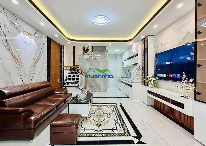 Nhà mới 5 tầng đường số 7 gò vấp - giáp phú nhuận full nội thất cao cấp - 3