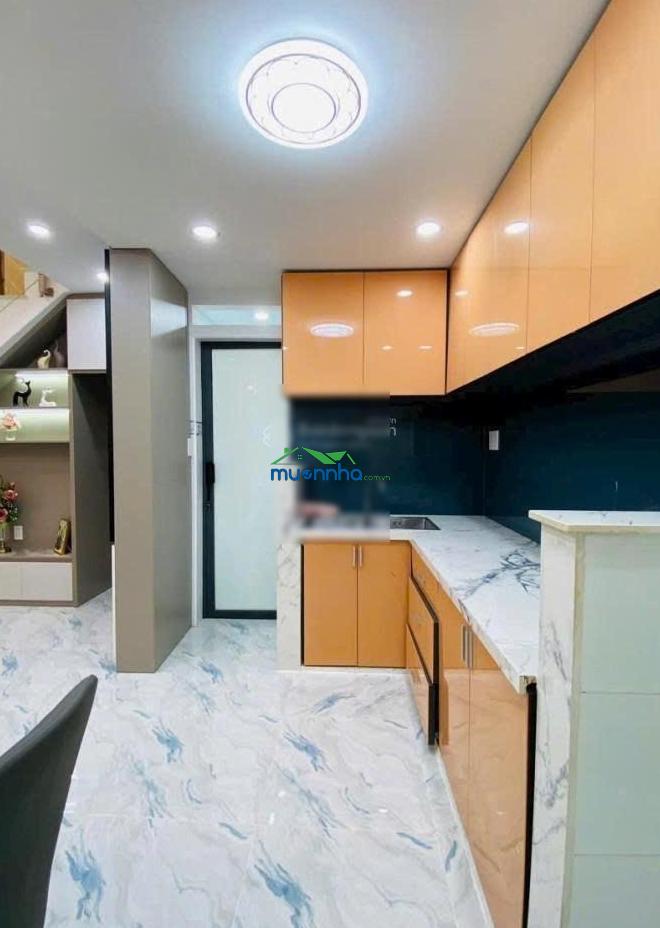 Mua ở quá ngon | 57m² 4 tầng 4 phòng ngủ | ngang 4.4m dài 13m nở hậu 5m sổ mới hoàn công đủ - 2
