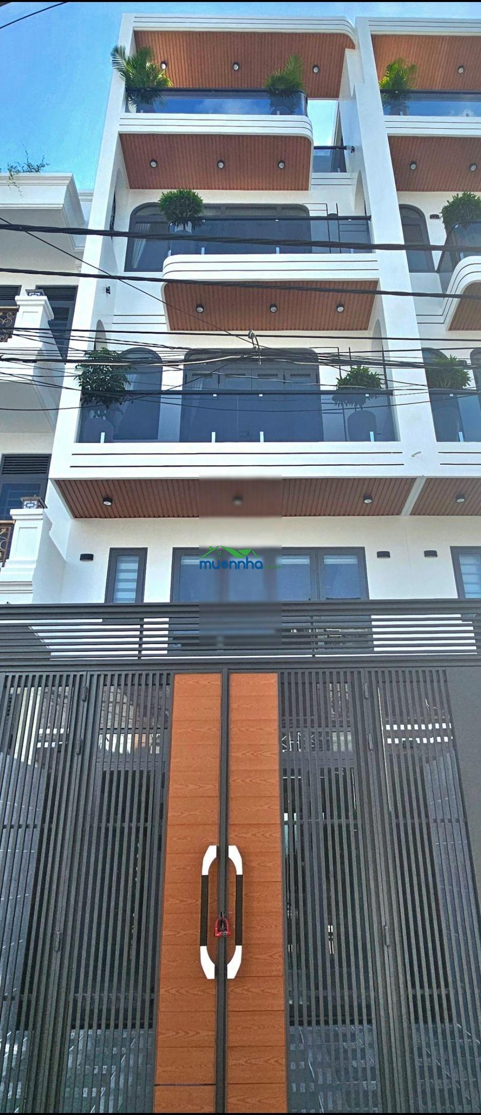Nhà xây mới 5 tầng - đường 8m - oto đỗ trong nhà - cách aeon tân phú chỉ 5 phút