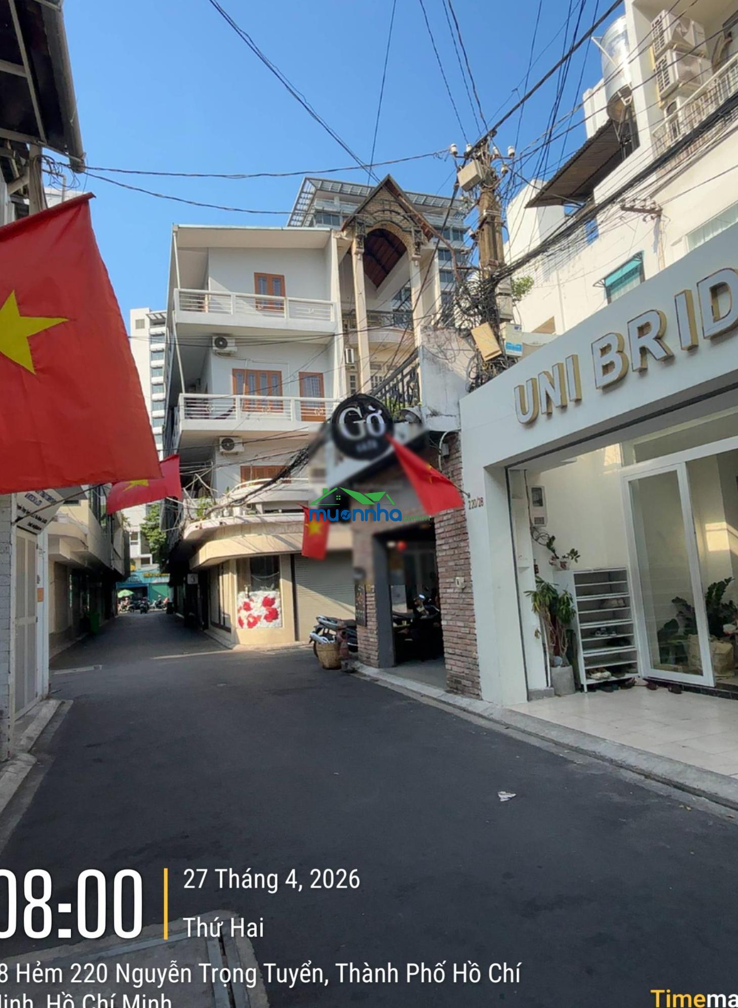 Bán nhà hẻm 6m nguyễn trọng tuyển. quận phú nhuận. dt: 6.2 x 17m. 105m2. 1 trệt 3 lầu. giá 23.4tỷ - 3