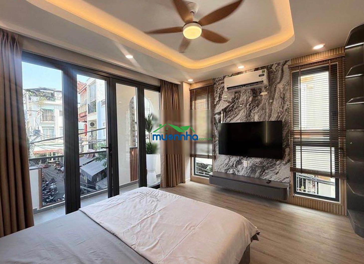 Hxh - cách mt điện biên phủ 30m - 32m2 (4x8) - 5 tầng - 3 pn - 6.9 tỷ - full nội thất