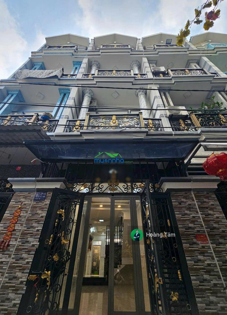 Bán nhà 4 tầng hxh 8m gần chợ an dương vương, bình phú, quận 6 - dt: 3.5x15m. giá nhỉnh 6 tỷ - 4