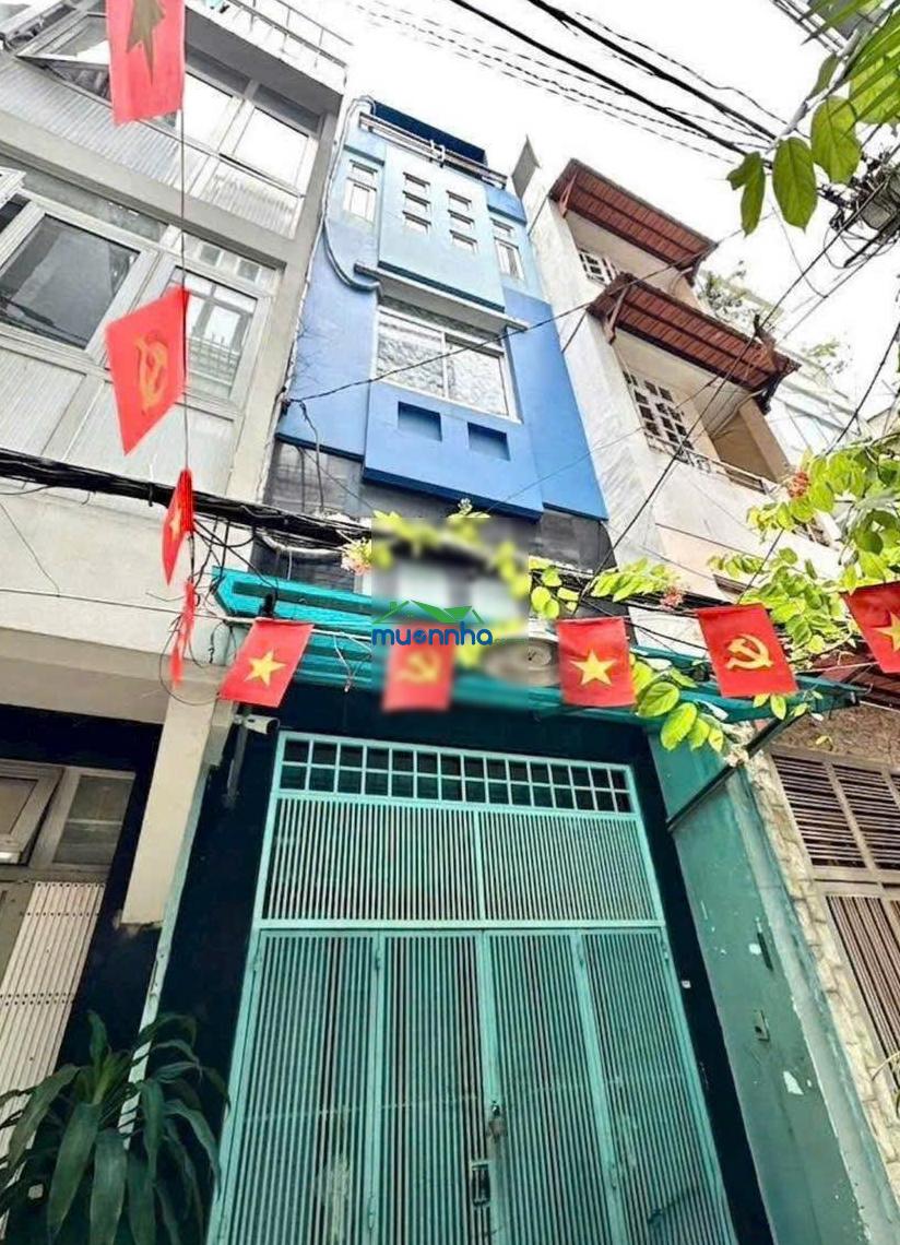 Bán nhà hẻm 4m vườn chuối p4 quận 3 dt 3 x 8 24m² 5 lầu giá bán 6.2 tỷ thương lượng