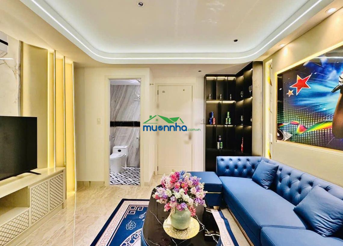 Nhà mới xây quang trung, p8 gò vấp---- 4x16m-- 4 lầu--thang máy--4 pn--6wc= 8,7 tỷ