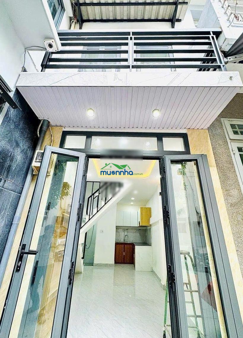 2,85 tỷ có nhà cạnh mặt tiền, gần 20m² 2 tầng 2pn, bình thạnh, nở hậu tài lộc, hoàn công đủ