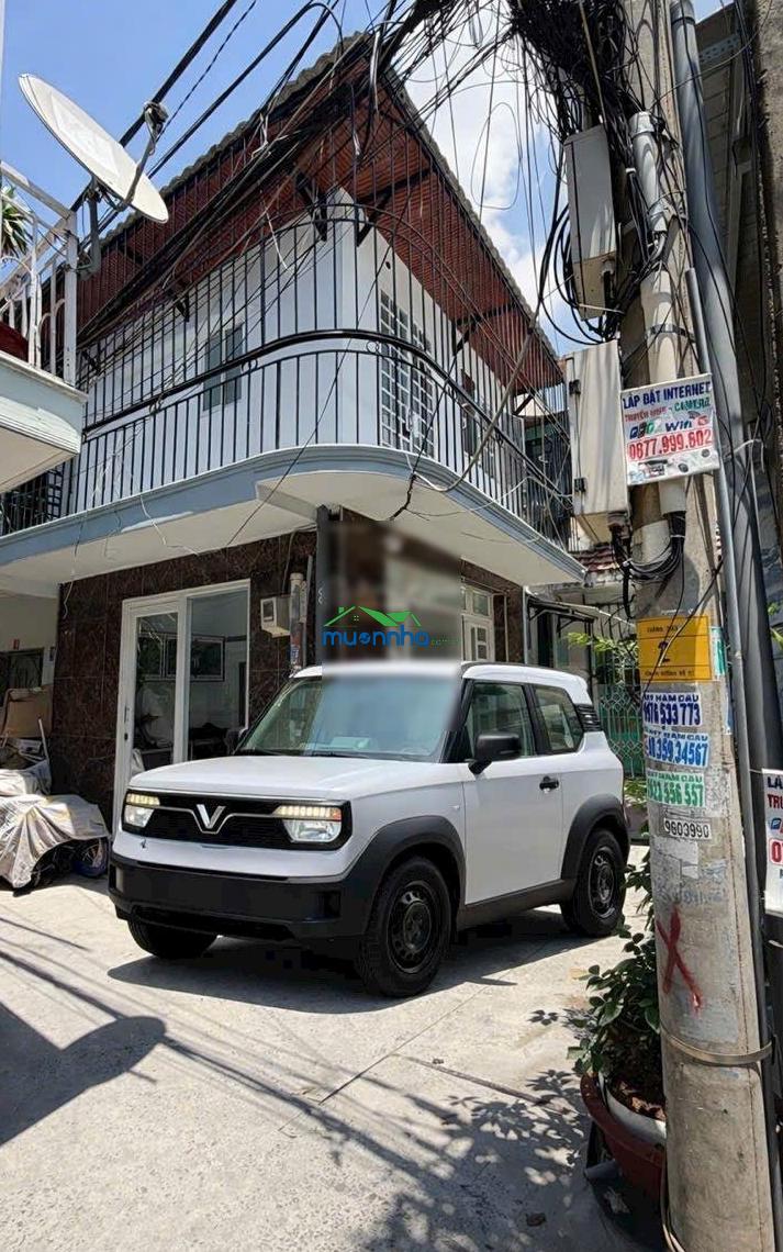 Bán nhà mới nhỏ nhỏ xinh xinh hẻm trước nhà 4m xe hơi 4 chỗ vô được - 2