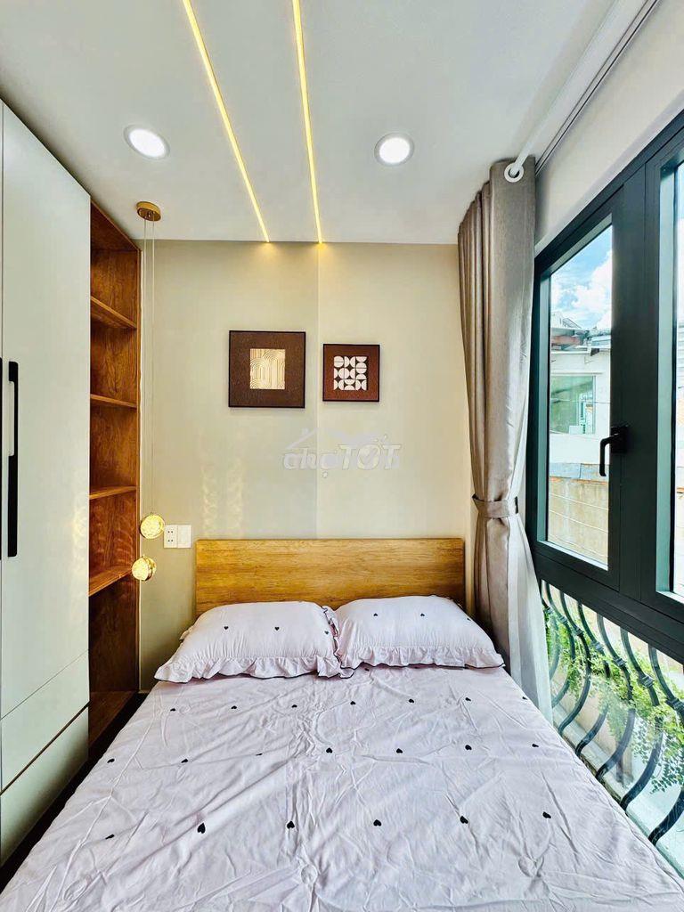 Nhà thuê nguyễn văn trỗi, phú nhuận, full nội thất nhà mới ở liền