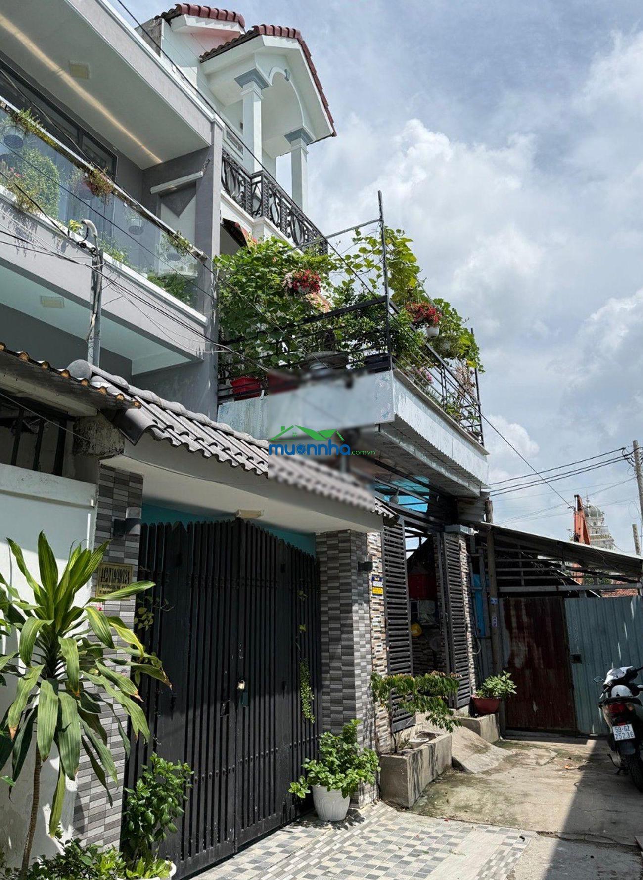 Nhà bán đường thạnh lộc 14 phường thạnh lộc quận 12 nhà 3 tầng (80m2 4,5*17) hẻm ôtô giá 4,75tỷ - 4