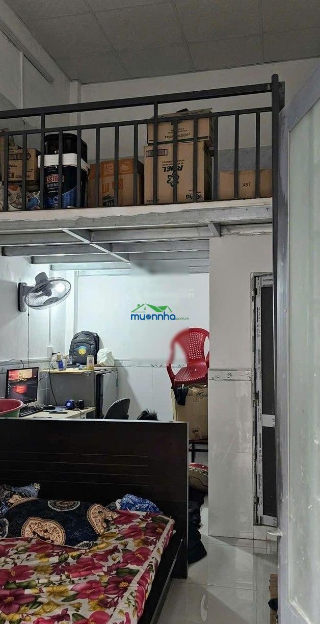 Nhà 7x26 hxt 1/ đông hưng thuận 6, sổ 180m2, dãy trọ 7p có gác thu nhập 25tr/tháng.