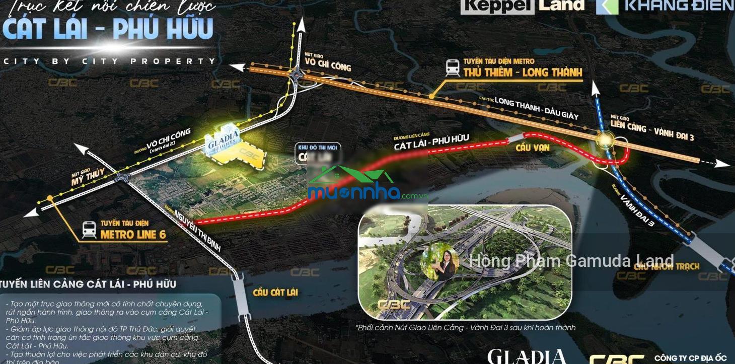 Chỉ với 83tr/m² căn hộ trung tâm quận 2, tp. hcm - gladia heights cđt khang điền + keppel land - 2