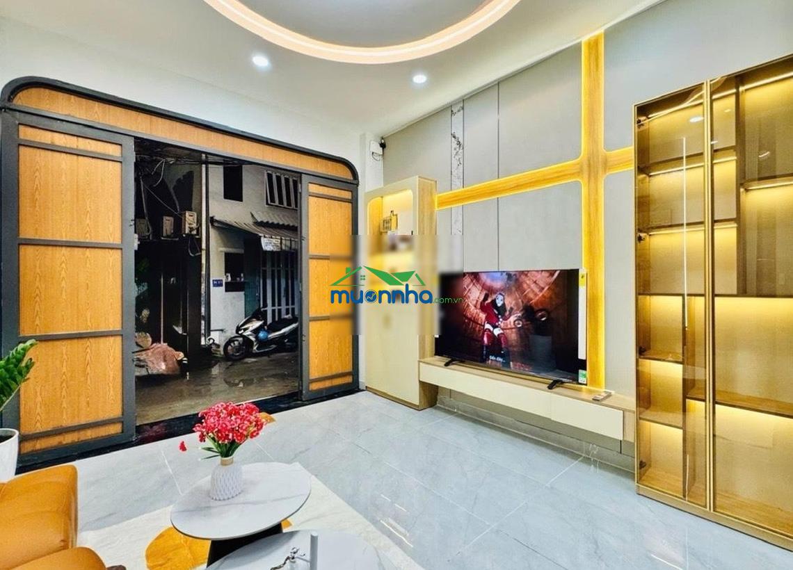 ( Gần chợ bà chiều ) bán nhà bùi đình túy, xe hơi tới cửa, mới, 4x12, 3 tầng, 3 pn, giá 7,x tỷ - 4