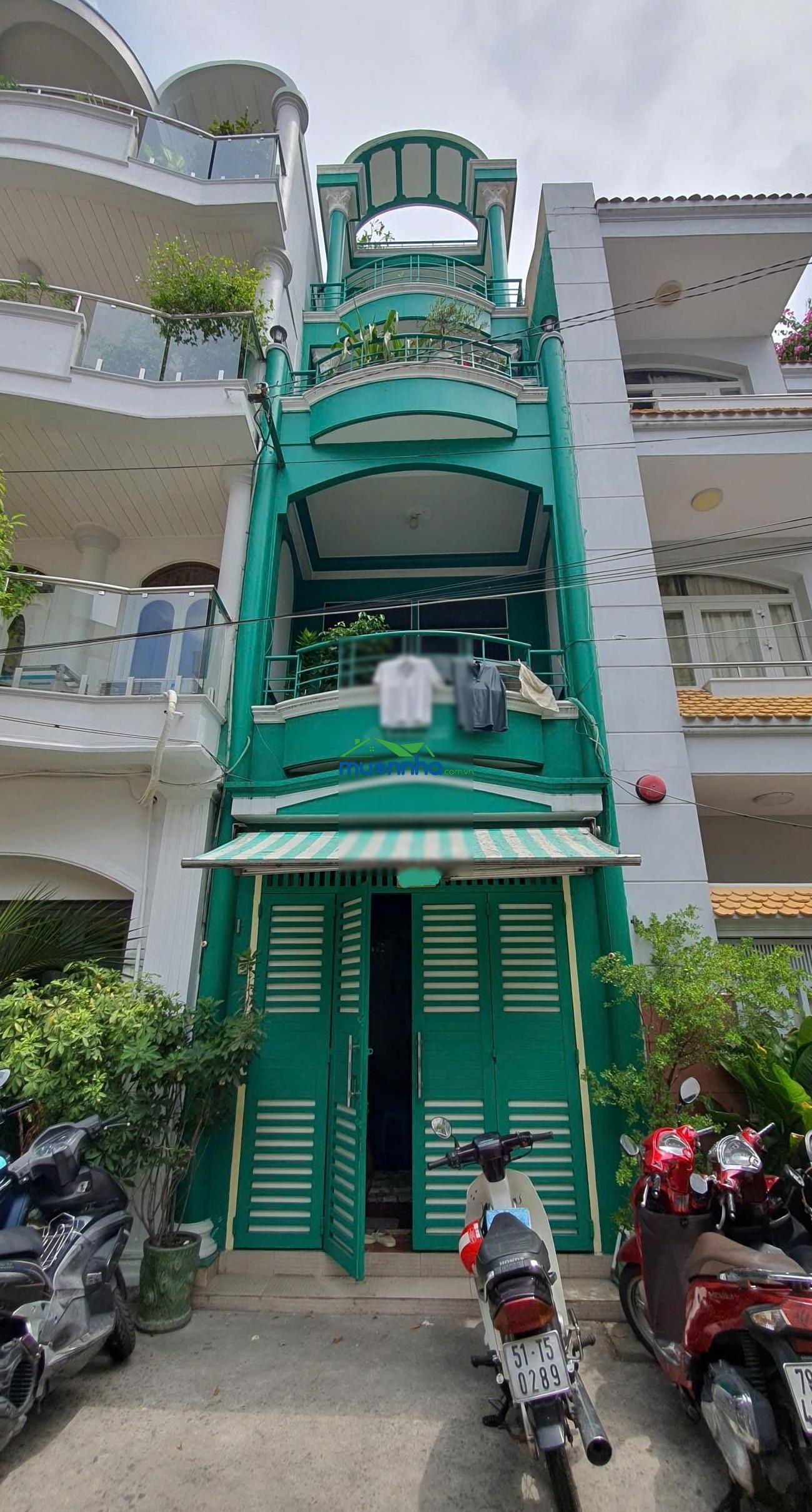 Nhà 5 tầng, dt 58 m2, 2 mặt thoáng, hẻm xe hơi thông, giá cực tốt