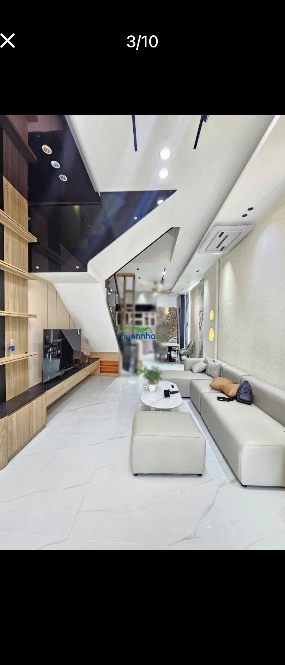 Chỉ 4tỷ130 có ngay nhà nguyễn phúc nguyên - quận 3, dt 77,5m, cho thuê 29triệu, gần bệnh viện mắt - 3