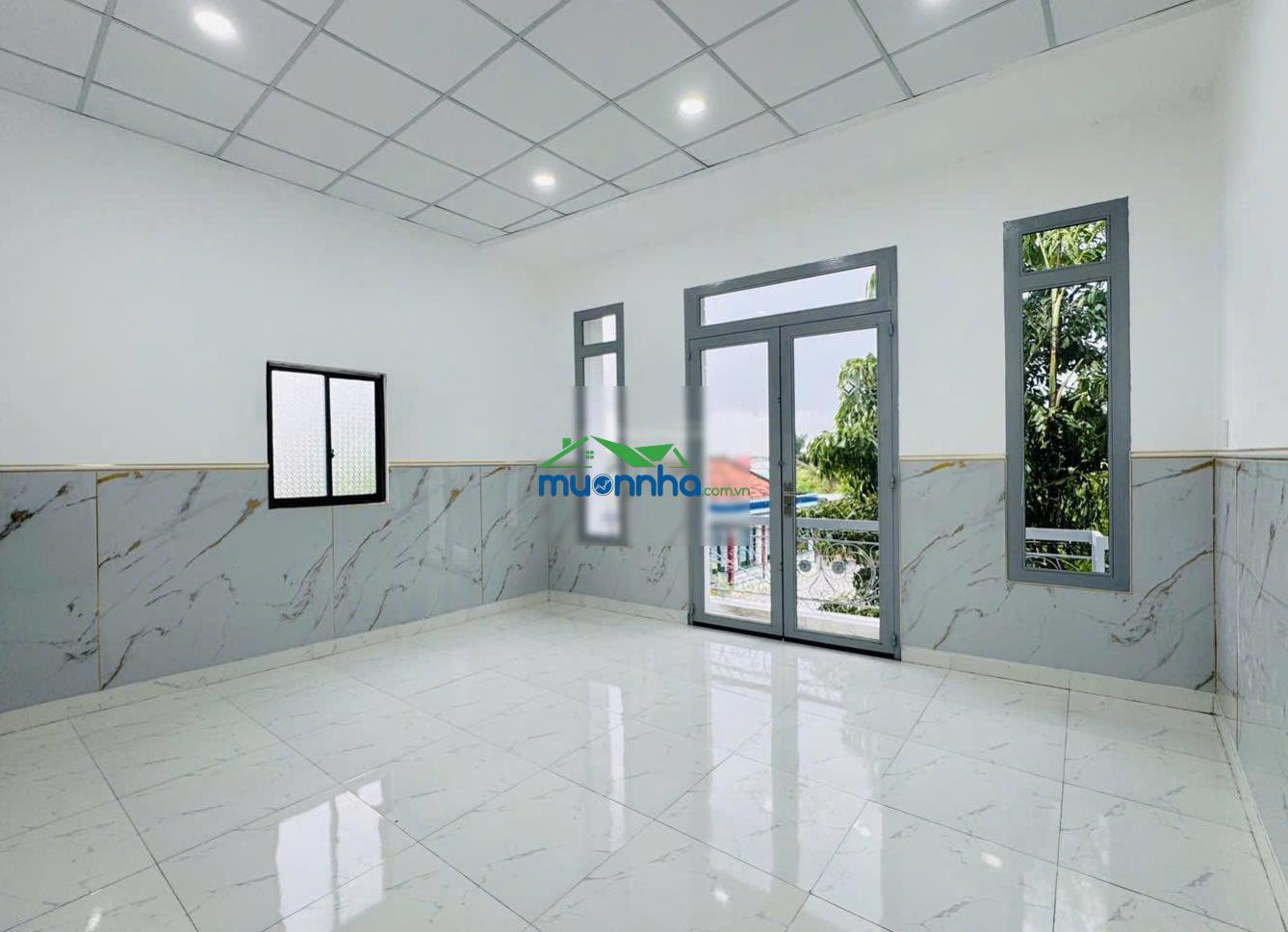 Lẽ 490tr mặt tiền nhà mới 1lầu sd 100m2 gần chợ bình chánh sổ hồng riêng,tặng nội thất kcn cầu tràm - 2