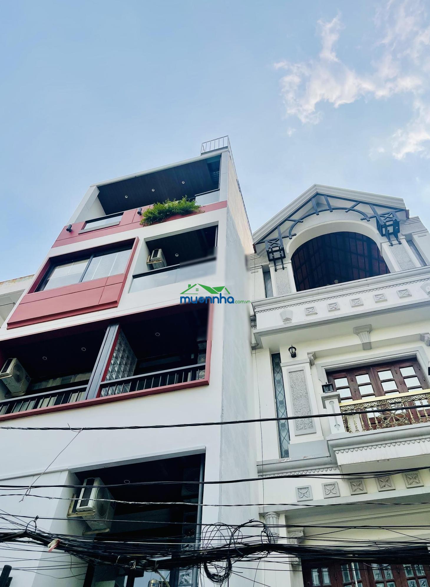 Bán toà nhà 5 tầng 16 phòng có thang máy hồng hà tân bình - 100m2 (5x20) - thu nhập 150 triệu/tháng