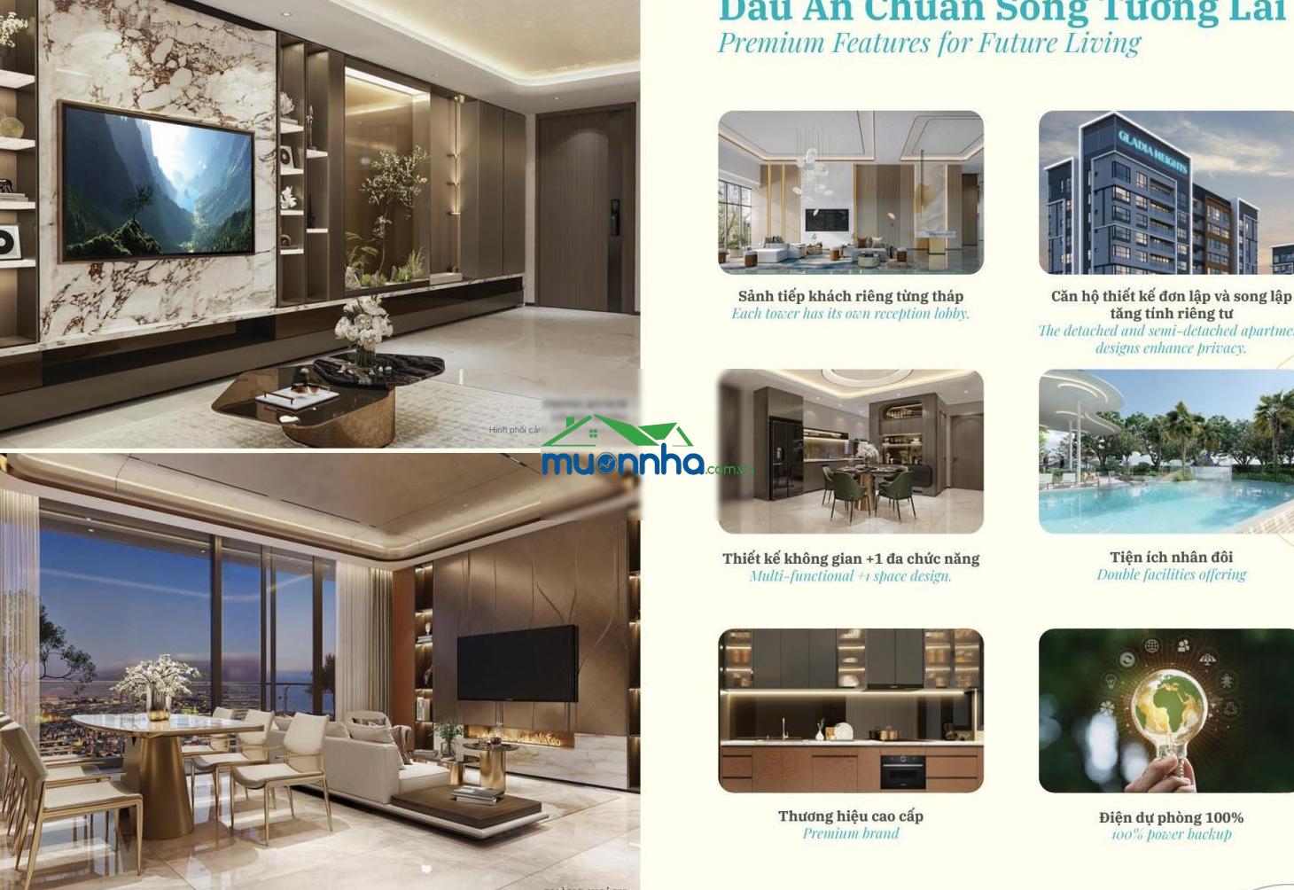 Booking căn hộ gladia heights gđ1 chiết khấu ngay 14% - căn 2pn 71m1 chỉ 5tỷ8-hỗ trợ ls 2năm