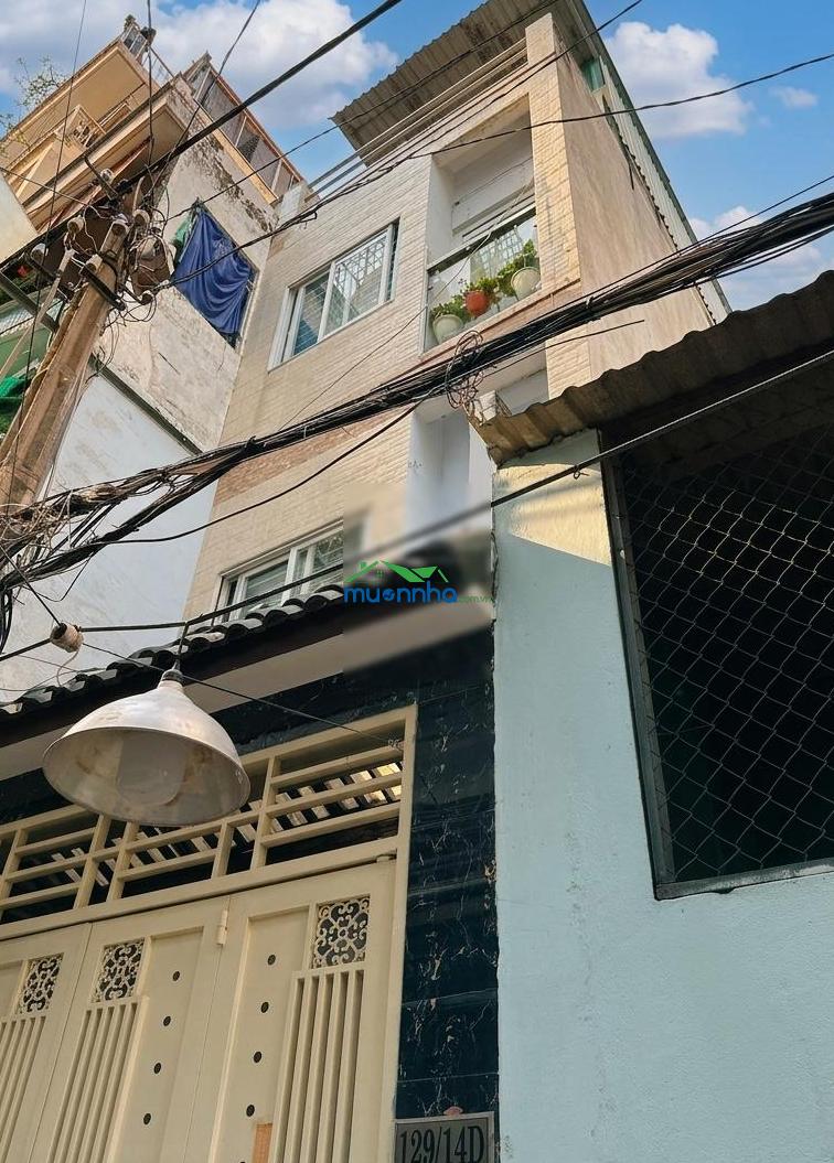 Nhà btct 4 tầng nguyễn trãi, p2, q5 hẻm sạch sát xe hơi chỉ 5,75 tỷ