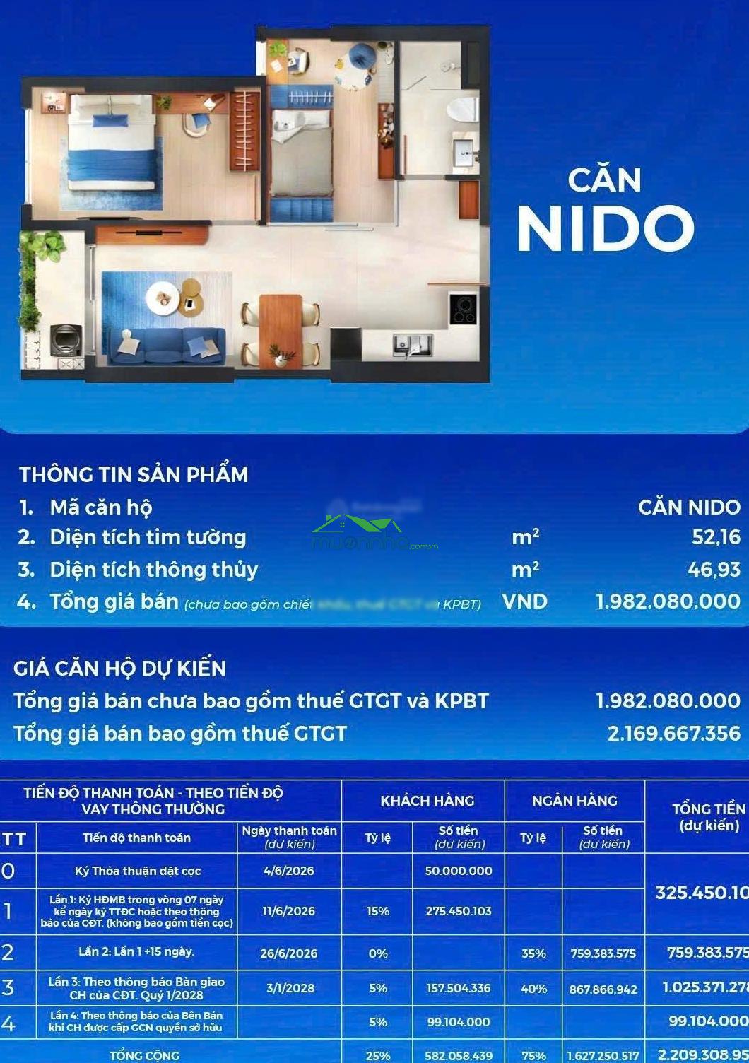 Monrei saigon - căn hộ chuẩn nhật giá 38 triệu/m2, thanh toán 15% đến khi nhận nhà