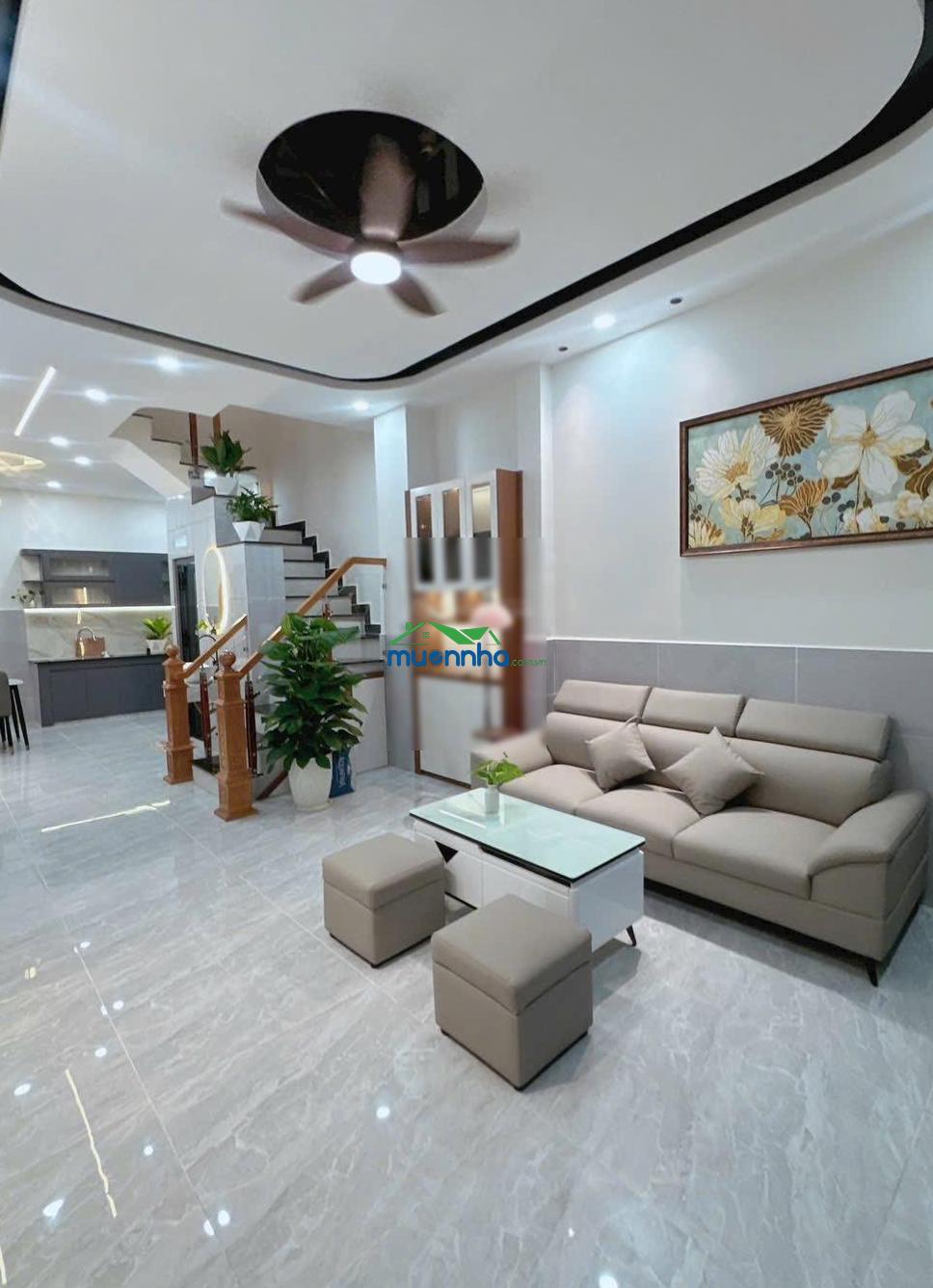 Bán nhà riêng gần aeon bình tân mới xây hẻm 270 lê đình cẩn, 56m2, 3 phòng ngủ