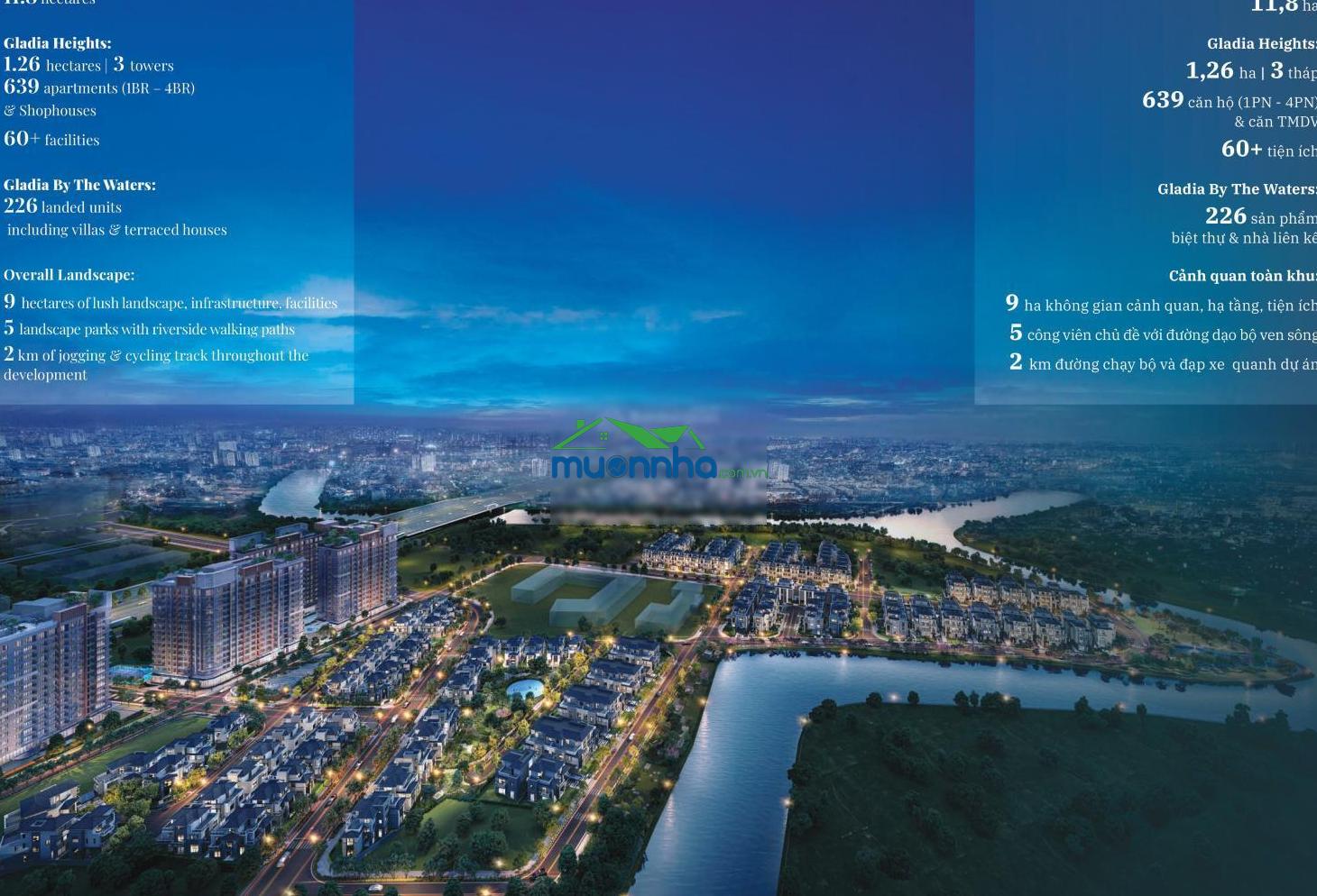 Mở bán căn hộ gladia heights cđt keppel và khang điền giá dự kiến từ 6.8 tỷ 2pn 85m2 [đang booking]