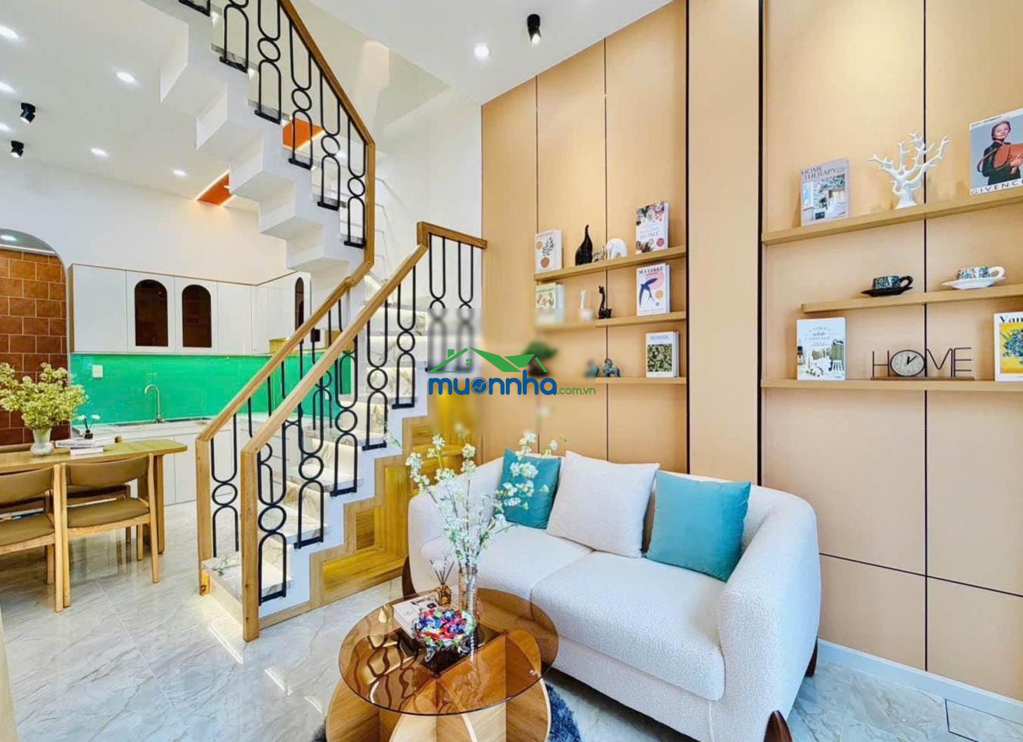 Nhà mới đẹp hxh thông tặng full nội thất giá tốt khu văn lang - 2