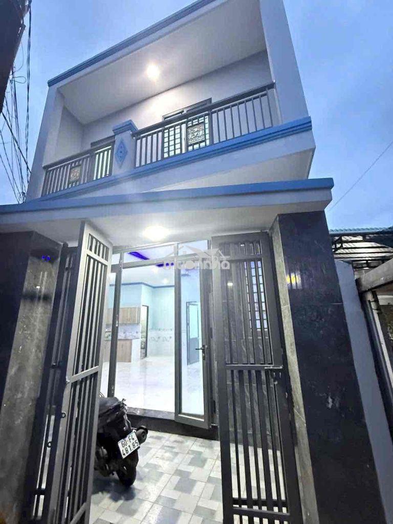 Chủ gởi bán nhà 1 trệt 1 lầu phường tân vạn,dt 63m2, thổ cư 100%, 3pn