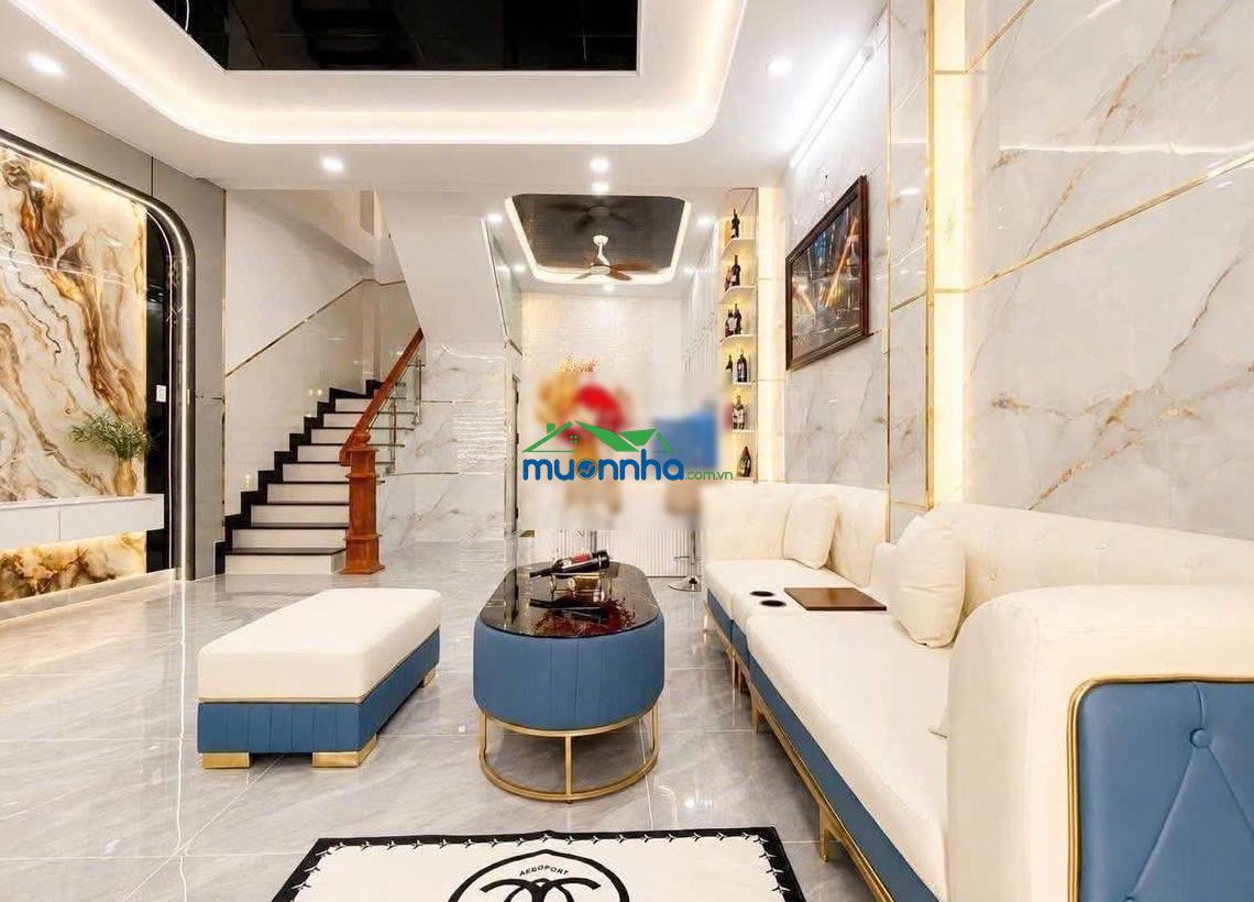 Nhà đẹp, ngang hiếm gần 7m, khu nhà cao tầng, an ninh, gần chợ hiệp tân, chợ ngã tư 4 xã - 4