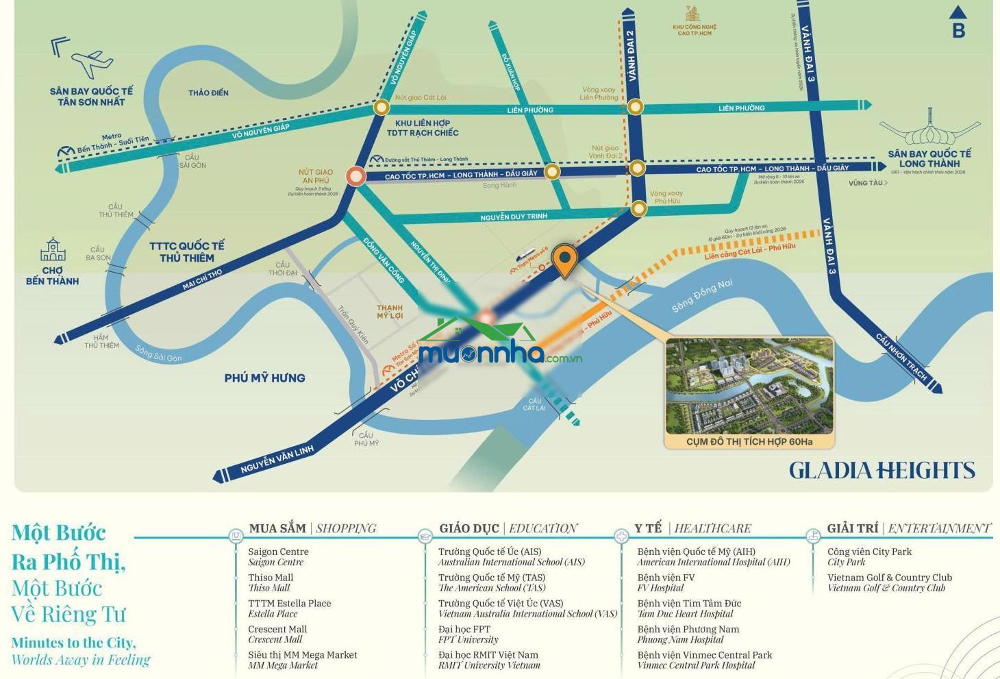Bán căn hộ gladia heights, võ chí công, 6,5 tỷ, 72 m2, giá cực chất - 2