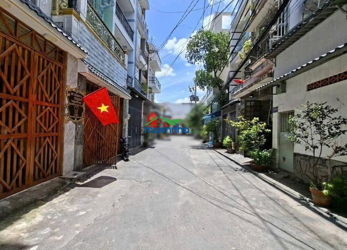 Hẻm xe hơi thông phú thọ hòa 4x14 56m² đúc 4 tầng btct - giá 6.9 tỷ tl - 2