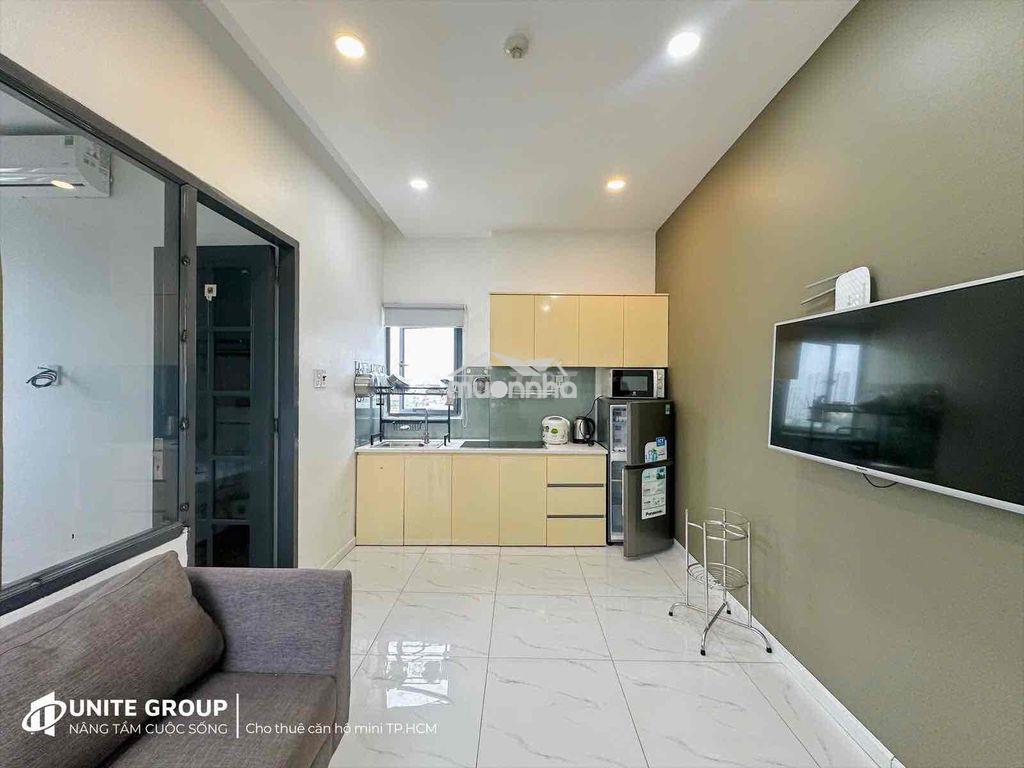 Cho thuê căn hộ 1pn tách bếp - thang máy siêu thoáng dương bá trạc q8 - 3
